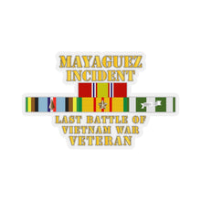 Load image into Gallery viewer, Kiss-Cut Stickers - USMC - Mayaguez Incident Vet - Last Battle w EXP - VN SVC
