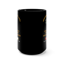 Load image into Gallery viewer, Black Mug 15oz - Army - ODA 235 - C Co, 2nd Bn 10th SFG w COLD SVC
