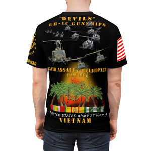 AOP - Vietnam -  134th Assault Helicopter Company with Devils Gunships with Vietnam Service Ribbons