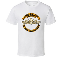Load image into Gallery viewer, Navy - Surface Warfare Badge - Gold T Shirt
