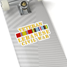 Load image into Gallery viewer, Kiss-Cut Stickers - USMC - Veteran Lebanese Civil War w  EXP SVC
