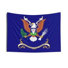 Load image into Gallery viewer, Indoor Wall Tapestries - 511th Parachute Infantry Regiment - STRENGTH FROM ABOVE - Regimental Colors Tapestry
