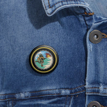 Load image into Gallery viewer, Custom Pin Buttons - Navy - Beachmaster Unit Two (BMU-2) wo Txt X 300
