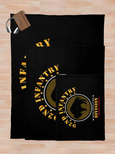 Army - 92nd Infantry Division - Buffalo Soldiers Throw Blanket