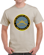 Load image into Gallery viewer, Army - 25th Infantry Regiment - Fort Missoula, MT - Buffalo Soldiers w Inf Branch V1 Classic T Shirt &amp; Crewneck Sweatshirt
