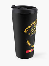 Load image into Gallery viewer, Travel Coffee Mug 15oz - Army - 58th Infantry Platoon - Scout Dog - w VN SVC
