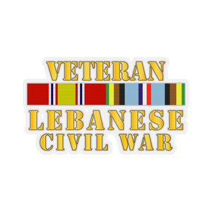Kiss-Cut Stickers - USMC - Veteran Lebanese Civil War w  EXP SVC