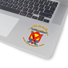 Load image into Gallery viewer, Kiss-Cut Stickers - USMC - 4th Marines Regiment - The Oldest and the Proudest

