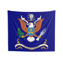 Load image into Gallery viewer, Indoor Wall Tapestries - 120th Infantry Regiment - VIRTUES KINDLES STRENGTH - Regimental Colors Tapestry
