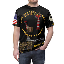 Load image into Gallery viewer, All Over Printing -  Army - Airborne Life - Fort Benning Georgia - Front Back - LR Sleeve
