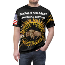 Load image into Gallery viewer, All Over Printing - Army - Cavalry and Infantry Regiments of the Buffalo Soldiers - American History
