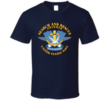 Load image into Gallery viewer, Navy - Search and Rescue Swimmer Classic T Shirt
