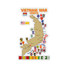 Load image into Gallery viewer, Kiss-Cut Stickers - Map - Vietnam Units - 3 wo DS
