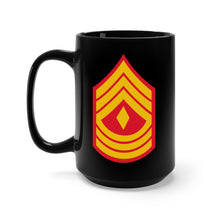 Load image into Gallery viewer, Black Mug 15oz - USMC - First Sergeant  wo Txt X 300
