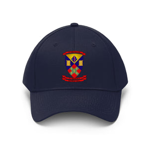 Twill Hat - USMC - Veteran - 2nd Battalion, 5th Marines - Hat - Direct to Garment (DTG) - Printed