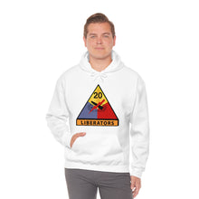 Load image into Gallery viewer, Unisex Heavy Blend™ Hooded Sweatshirt - Army - 20th Armored Division - Liberators wo Txt
