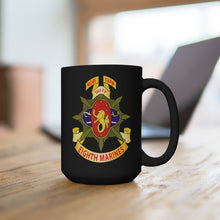 Load image into Gallery viewer, Black mug 15oz -  USMC - 8th Marine Regiment - More Than Duty wo Txt
