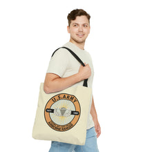Load image into Gallery viewer, Tote Bag (AOP) - Airborne Ranger Colonel (Ret.) Kent Miller - US Army - Cream
