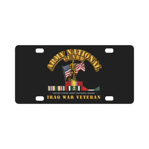 Army - ARNG - Iraq War Veteran Classic License Plate