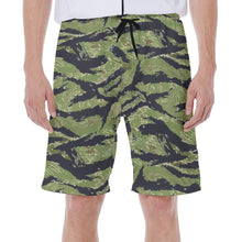 Load image into Gallery viewer, Vietnam Tiger Stripe All-Over Print Men&#39;s Beach Shorts
