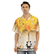 Load image into Gallery viewer, Painted Tree - Egg Head - All-Over Print Men&#39;s Hawaiian Shirt With Button Closure
