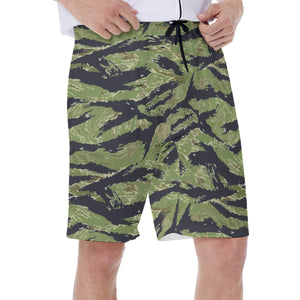 Vietnam Tiger Stripe All-Over Print Men's Beach Shorts