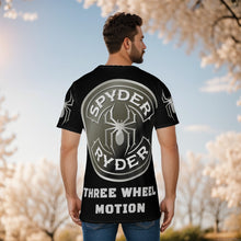 Load image into Gallery viewer, All-Over Print Men&#39;s O-Neck T-Shirt - Spyder Ryder - Three Wheel Motion
