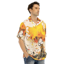 Load image into Gallery viewer, Painted Tree - Stacked Mouse - All-Over Print Men&#39;s Hawaiian Shirt With Button Closure
