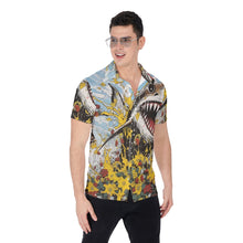 Load image into Gallery viewer, All-Over Print Men&#39;s Shirt - Swimming Shark
