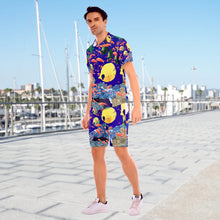 Load image into Gallery viewer, All-Over Print Men&#39;s Short Sleeve Shirt Sets &quot;Ocean View&quot;
