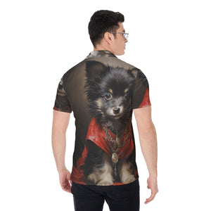 Painted Tree - Dark Puppy - All-Over Print Men's Shirt