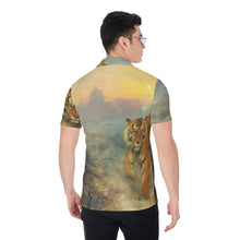 Load image into Gallery viewer, Painted Tree - Tiger in the Mist - All-Over Print Men&#39;s Shirt
