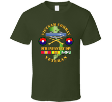 Load image into Gallery viewer, Army - Vietnam Combat Infantry Veteran, with 9th Infantry Division, Shoulder Sleeve Insignia - T Shirt, Hoodie, and Premium
