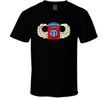 Load image into Gallery viewer, 82nd Airborne Division - SSI - Wings T Shirt
