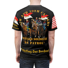 Load image into Gallery viewer, All Over Printing - Army - 9th and 10th Cavalrymen - Buffalo Soldiers - Building America - Protecting Borders!
