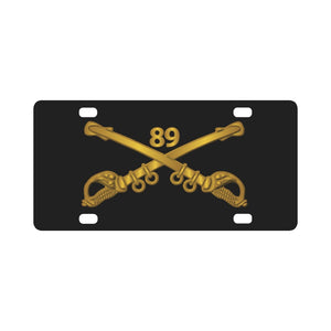 Army - 89th Cavalry Branch wo Txt Classic License Plate