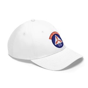 Twill Hat - CAP - Civil Air Patrol Insignia - Hat - Direct to Garment (DTG) - Printed