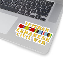 Load image into Gallery viewer, Kiss-Cut Stickers - USMC - Veteran Lebanese Civil War w  EXP SVC
