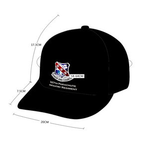 327th Parachute Infantry Regiment AOP - DTG - Unisex Adjustable Curved Bill Baseball Hat