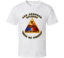 Load image into Gallery viewer, 2nd Armored SSI - Hell on Wheels T Shirt
