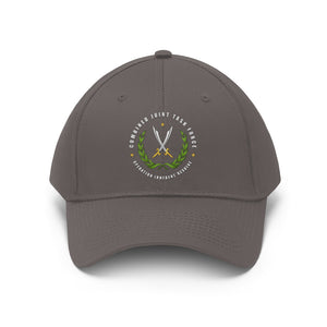 Twill Hat - JTF - Joint Task Force - Operation Inherent Resolve wo Bkgrd - Hat - Direct to Garment (DTG) - Printed