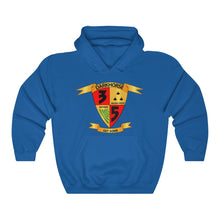 Load image into Gallery viewer, Unisex Heavy Blend™ Hooded Sweatshirt - USMC - WWII  - 3rd Bn, 5th Marines - w PAC SVC
