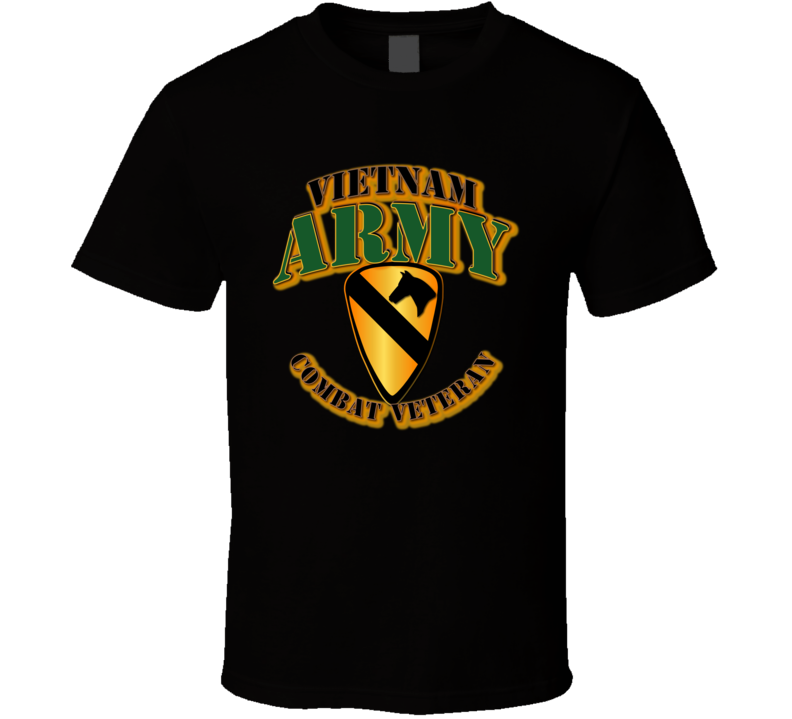 ARMY -  1st Cav - Vietnam - Combat Vet T Shirt