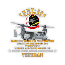 Load image into Gallery viewer, Kiss-Cut Stickers - USMC - Marine Medium Tiltrotor Training Squadron 204 (VMMT-204)
