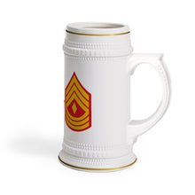 Load image into Gallery viewer, Beer Stein Mug - USMC - E8 - First Sergeant (1SG) X 300
