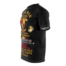 Load image into Gallery viewer, Unisex AOP Cut &amp; Sew Tee - USMC - Iraq War Veteran - 3rd Bn, 5th Marines w CAR IRAQ SVC
