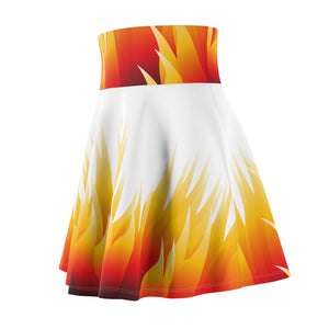 Women's Skater Skirt (AOP) - Flaming Skirt