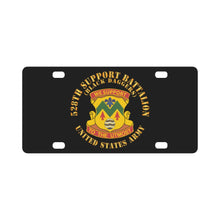 Load image into Gallery viewer, Army - 528th Support Battalion - DUI - Black Daggers X 300 Classic License Plate
