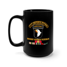 Load image into Gallery viewer, Black Mug 15oz - Army - 101st Airborne Division - Desert Storm Veteran
