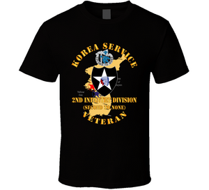 Army - Korea Service Vet - 2nd Infantry Div - Second To None T Shirt